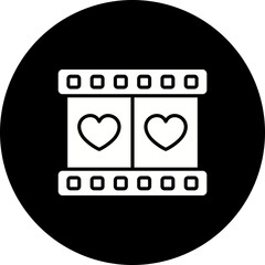 Canvas Print - Film Strip Icon