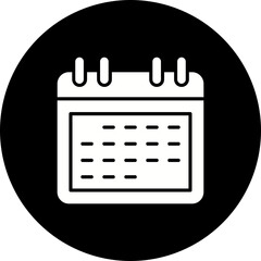 Canvas Print - Calendar Icon