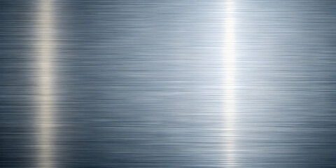 Brushed metal background with a sleek and modern texture, metallic, silver, shiny, industrial, backdrop, aluminum, steel