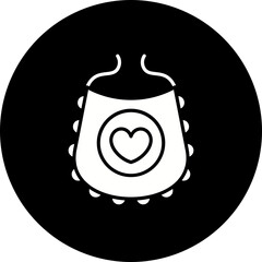 Sticker - Baby bib Icon