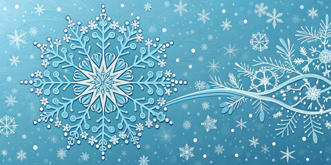 Whimsical snowflake doodles in a winter theme celebrating love , winter, snowflake, doodle,whimsical, love, celebration