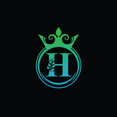 Royal Beauty Care Logo With Letter H