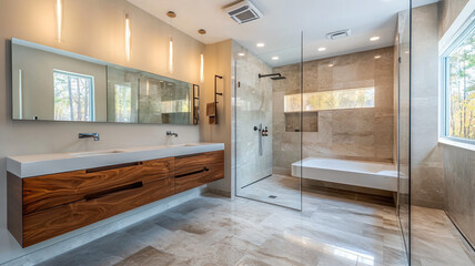 modern bathroom interior