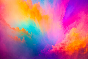 Wall Mural - Abstract Colorful Sky Background.