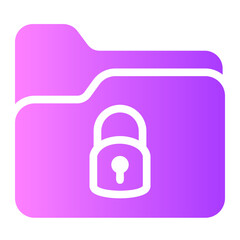 Sticker - folder Gradient icon