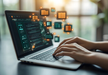 Poster - Data Analytics on Laptop