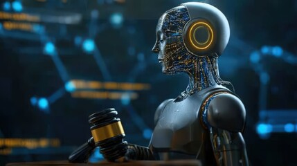 Fototapete - ai and intellectual property rights: how are legal frameworks adapting to address the ownership and 