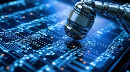 Fototapete - ai and intellectual property rights: how are legal frameworks adapting to address the ownership and 