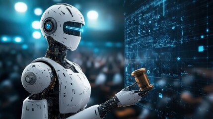 Fototapete - ai and intellectual property rights: how are legal frameworks adapting to address the ownership and 