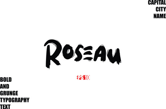 Of City Name Modern Bold Rough Grunge Text Typography