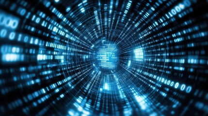Aufkleber - Big data analytics shapes the future of digital marketing through insights from vast internet networks