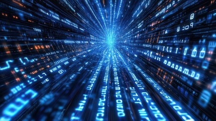 Poster - Big data analytics transforms digital marketing strategies, leveraging vast internet network connections.