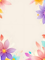 Wall Mural - Floral Border Design