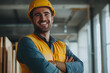 © ajr_images - American construction worker smiling portrait