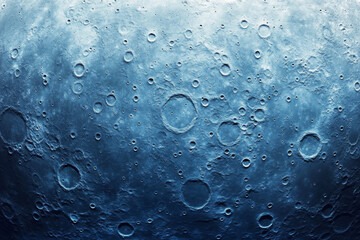 Wall Mural - moon surface. cosmic landscape with deserted landscape and craters formed by meteor impacts