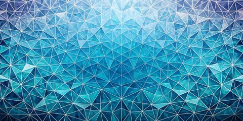 Wall Mural - Abstract Geometric Pattern, Blue, White, Triangles, Background, abstract, geometric