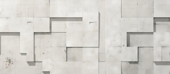 Poster - Abstract concrete wall surface pattern designed for a white background suitable for vintage inspired backgrounds