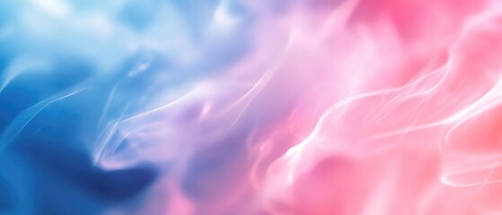 Wall Mural - Abstract blurred background featuring shades of pink and blue suitable for design purposes and web banners