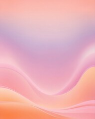 Canvas Print - Pastel gradient of light pink and orange