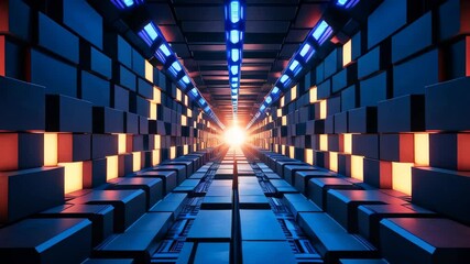 Poster - Abstract advanced technology tunnel