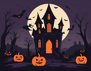 halloween background with pumpkin, halloween background with pumpkins, halloween background with pumpkin and bats