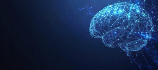 Poster - Abstract Brain Illustration