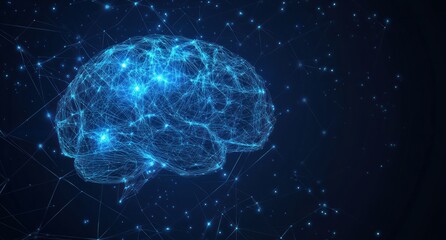 Poster - Abstract Brain Illustration