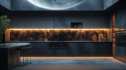 Wall Mural - Sleek affordable modern kitchen designs with minimalist and functional layouts picture