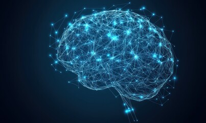 Poster - Abstract Brain Illustration