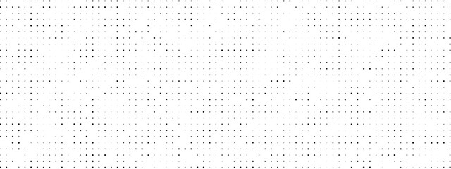 Poster - pattern of fading dots: subtle halftone grid. minimalistic vector design with small black points fad