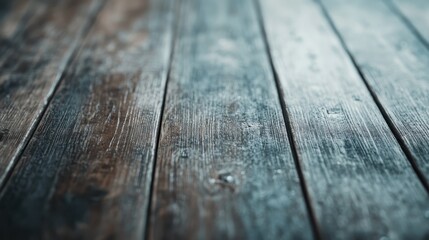 Detailed close-up view of clean, dry wooden planks, artistically showcasing the natural grains, texture, and pattern, creating a sense of rustic and minimalist beauty.