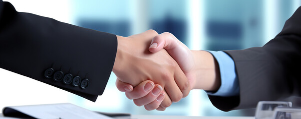 two businessmen shaking hands