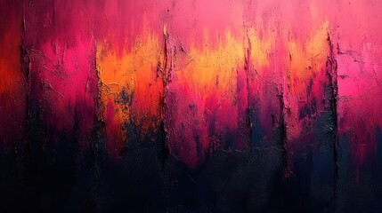 Poster - Abstract background with textured brush strokes and bold, contrasting colors for a high impact visual.