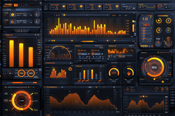 Digital Dashboard Interface Design 