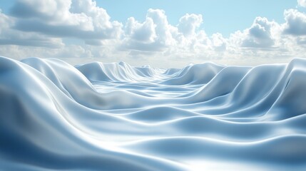 Poster - Fresh and clean white backdrop with soft gradients, ideal for professional presentations or creative projects.
