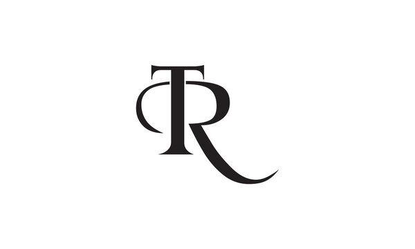 tr logo design, initial letter tr icon design vector template,  RT, TR, R, T abstract letters logo monogram, Modern creative unique elegant minimal