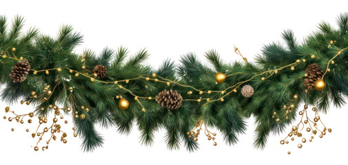 Wall Mural - christmas conifer plant tree.