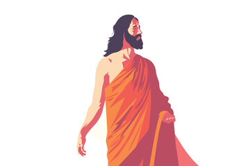 indian jesus christ isolated