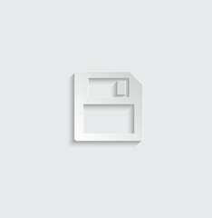 Poster - Save icon vector disket sign