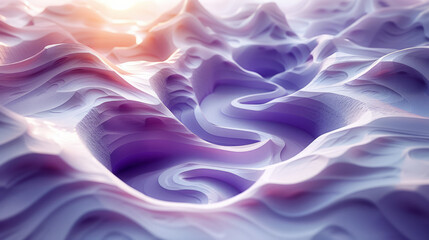 Aufkleber - a minimalist geometric wave made of layered lines and curves,