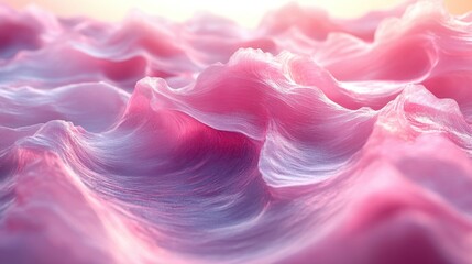 Poster - Abstract Pink Wave