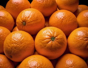 Wall Mural - oranges on the market