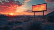 © AdorStudios - capitalize on highway sunset billboard opportunities to enhance your marketing strategy and reach a wider audience during peak travel times