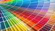 © somsak - Abstract colored palette guide with various hues and shades for design inspiration , color swatches, gradient, spectrum, chart