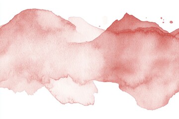 Poster - Pink watercolor background abstract texture with splashes of color
