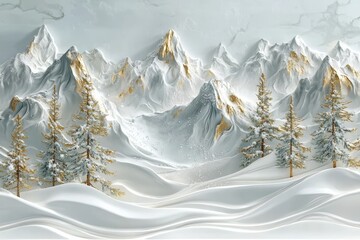 Poster - There is a lot to do in winter in the Caucasus with snow covered mountain peaks. Mount Shtavler is a great place to go skiing.