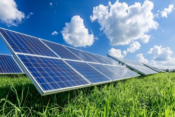 Canvas Print - Alternative energy source - solar panel, photovoltaic system