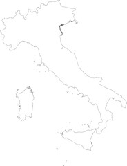  ITALY MAP WITH DIVISIONS STATES DEPARTMENTS	
