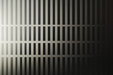Poster - A modern, minimalistic pattern showcasing vertical lines and contrasting shadows, perfect for backgrounds and graphic designs.