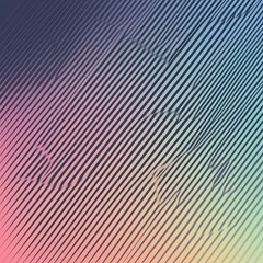 Fototapete - Abstract gradient pattern with vibrant lines creating a soothing and modern visual effect for creative projects.